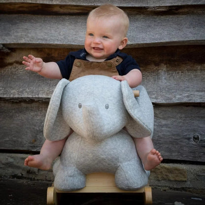 Nattou Tembo Cotton Elephant Rocker