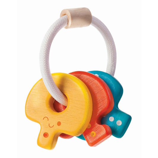 Hochet en bois PlanToys pour bébé