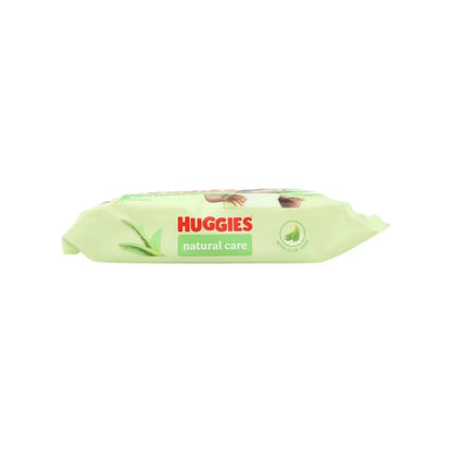 Lingettes pour bébé Huggies Natural Care sans plastique, paquet de 48