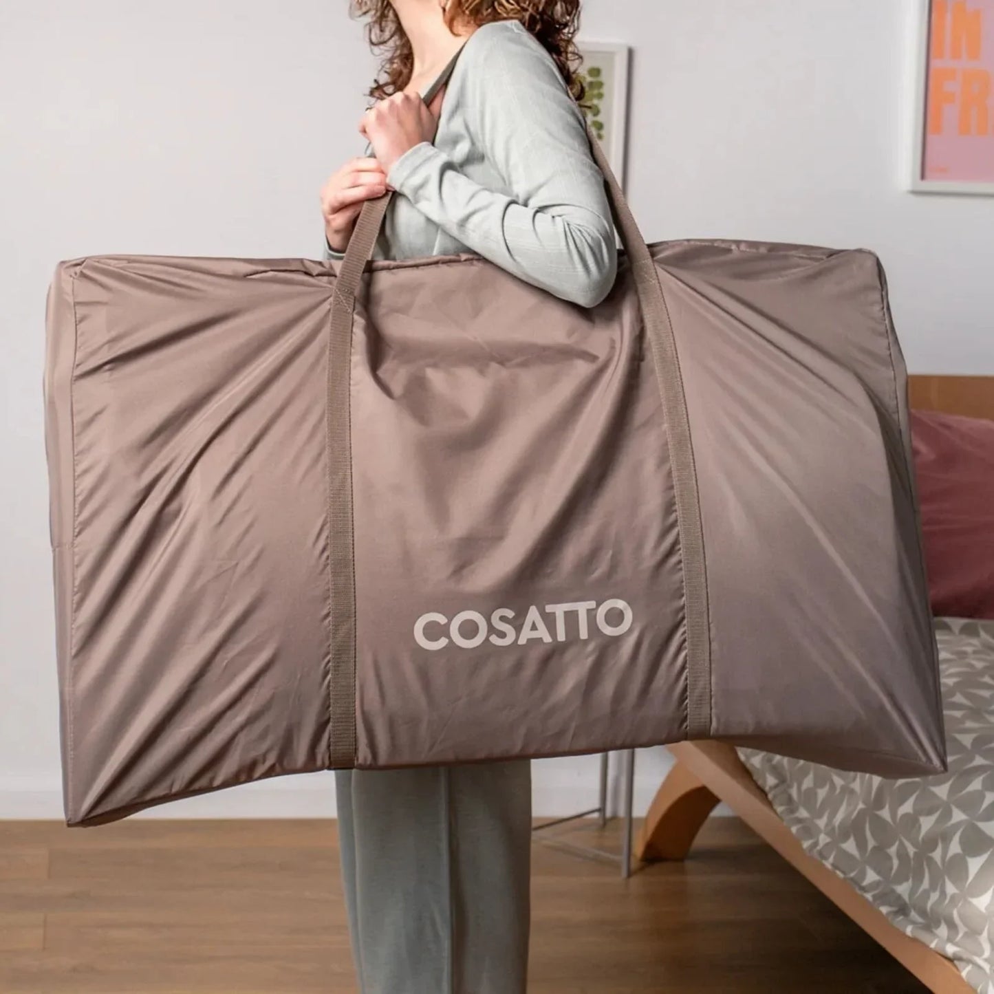 Cosatto Close to Me Folding Bedside Crib - Lollop