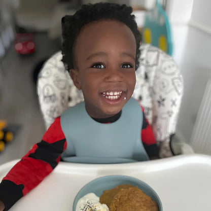 Ensemble d'alimentation en silicone BLW Essentials - Bleu foncé