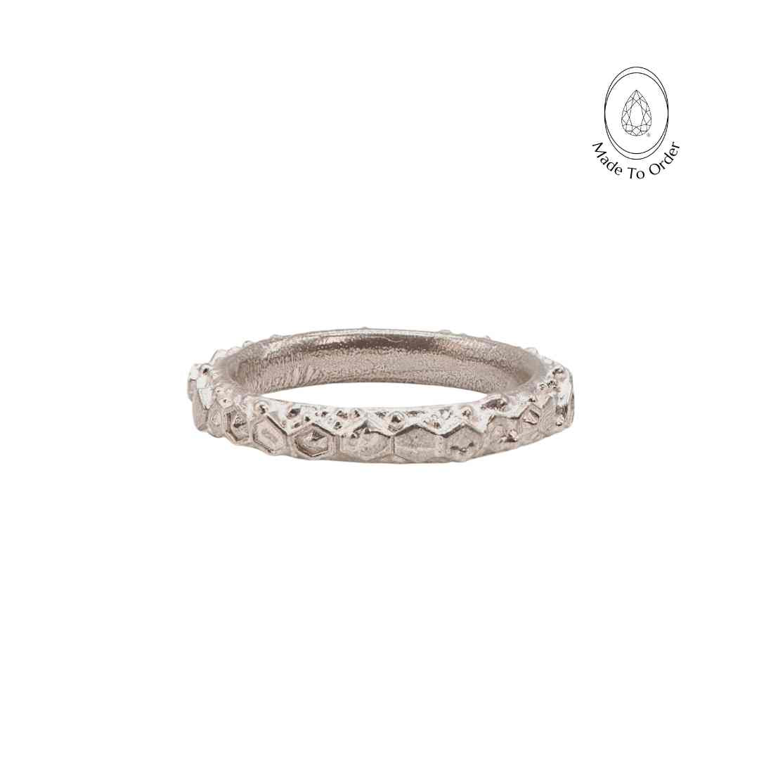 Everyday Silver Goddess Inspired Ring - Hebe
