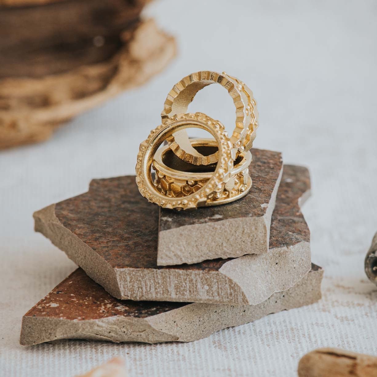 Everyday Gold or Silver Goddess Inspired Ring - Hebe