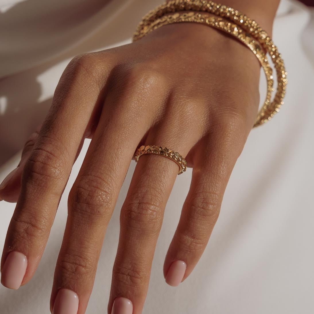 Everyday Gold or Silver Goddess Inspired Ring - Hebe