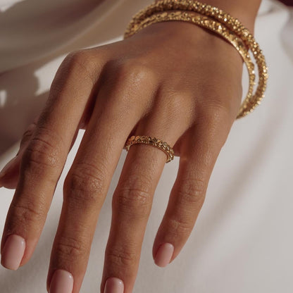 Everyday Gold or Silver Goddess Inspired Ring - Hebe