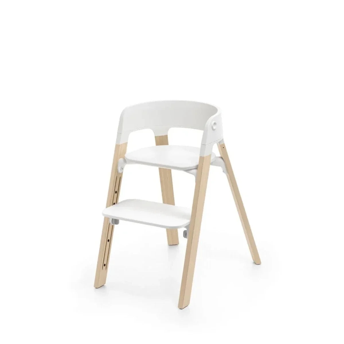 Stokke Steps Highchair - White & Natural