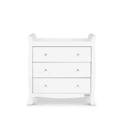 Ickle Bubba Snowdon 4 in 1 Mini 2 Piece Furniture Set White - Fibre Mattress