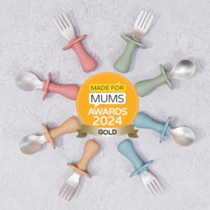 Ensemble de couverts pour tout-petits BLW Essentials - Sauge