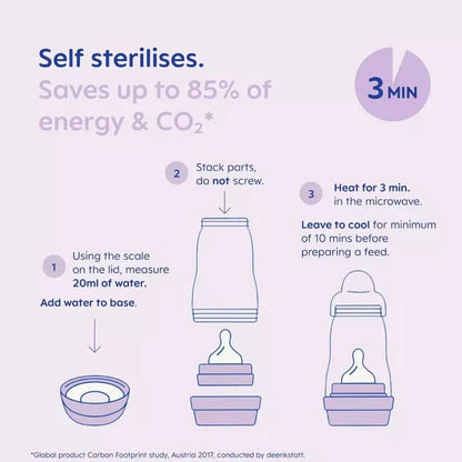 MAM Easy Start Anti-Colic Bottle 260ml Pack of 3 Assorted