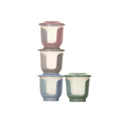 Pots de conservation et de sevrage Vital Baby Nourish 120 ml, lot de 4