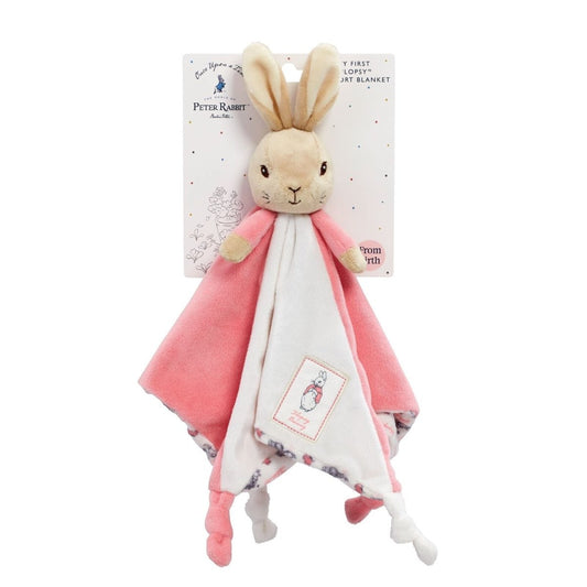 Couverture réconfortante Pierre Lapin et Flopsy Bunny