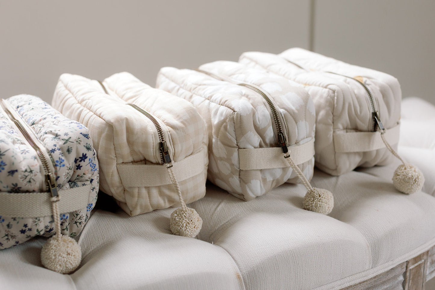 Quilted Washbag - Willow