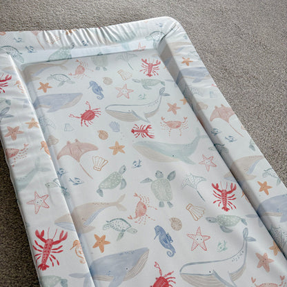 Standard Changing Mat - Deep Blue Sea Print