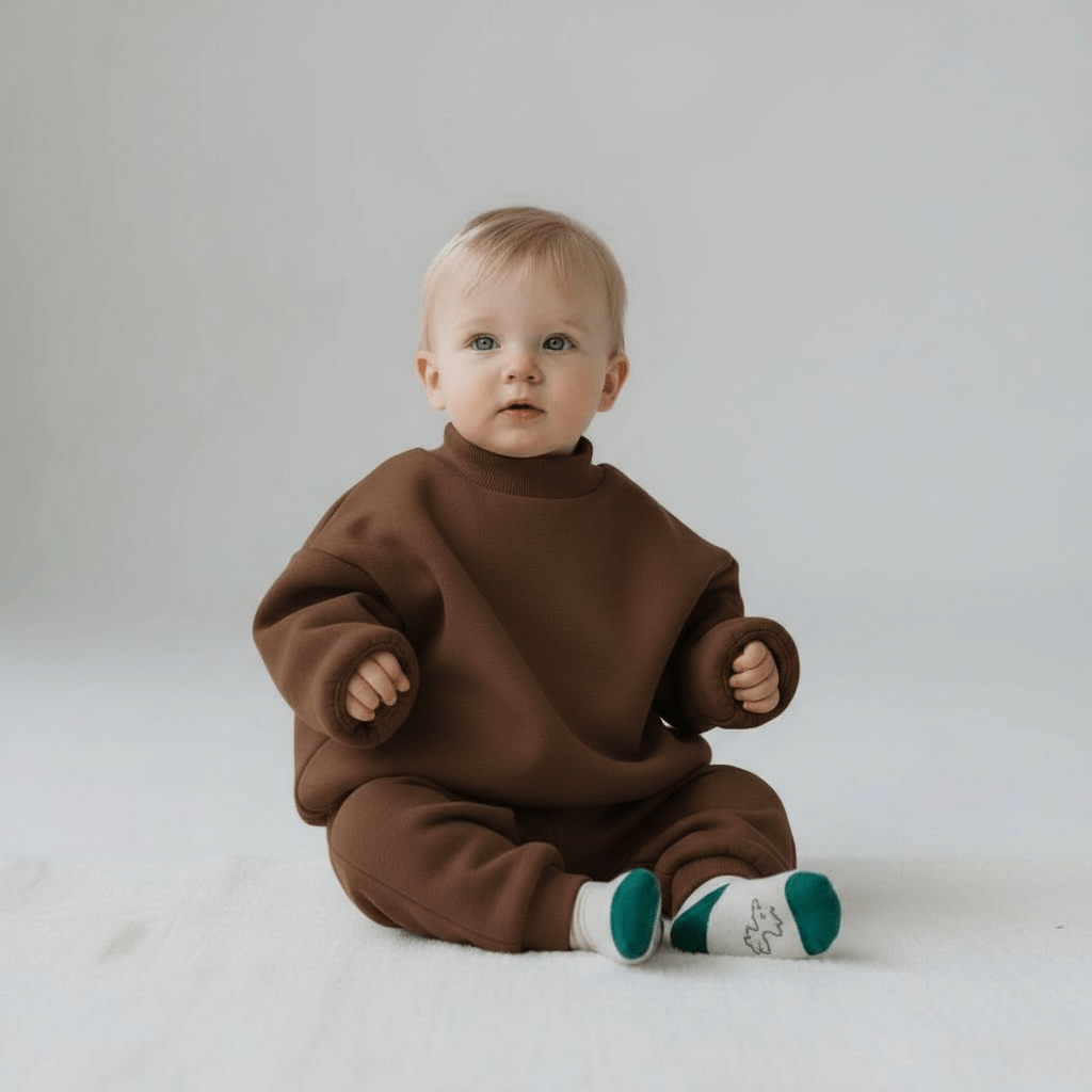 Fleece - Lined Oversized Sweatshirt - The Little Hive