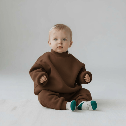 Fleece - Lined Oversized Sweatshirt - The Little Hive