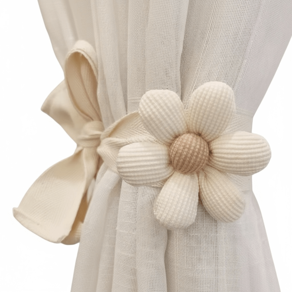 Flower Curtain Tieback Accessory - The Little Hive