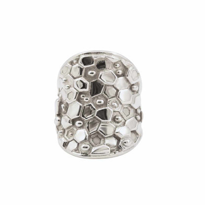 Gold or Silver Statement Saddle Ring - Hemera