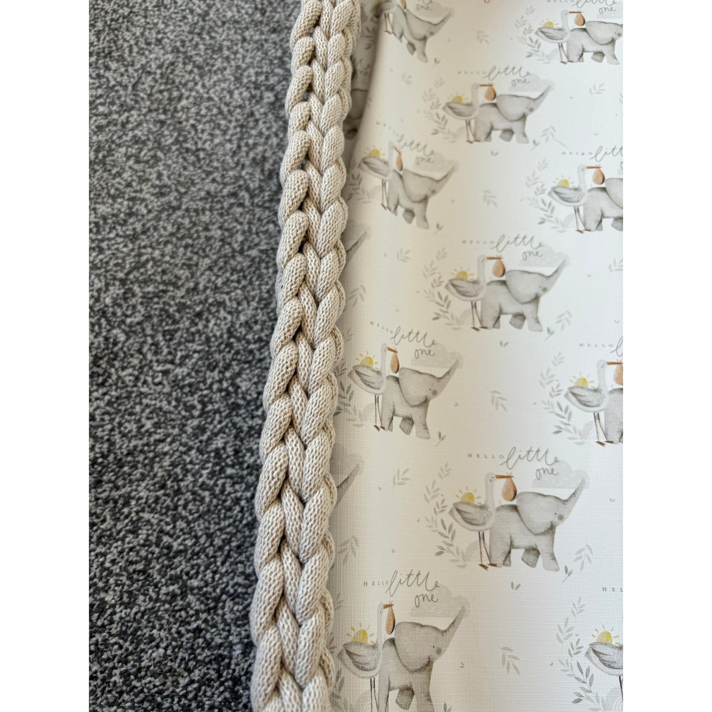 Handmade Crochet Changing Basket - The Little Hive