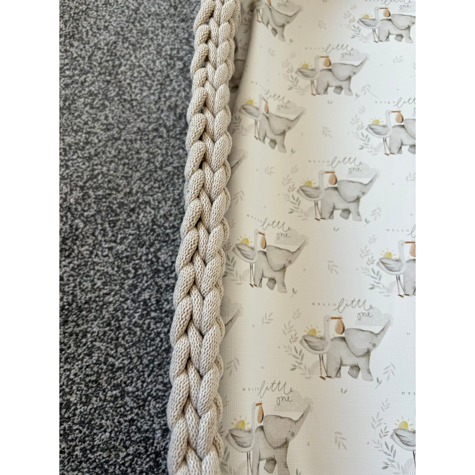 Handmade Crochet Changing Basket - The Little Hive