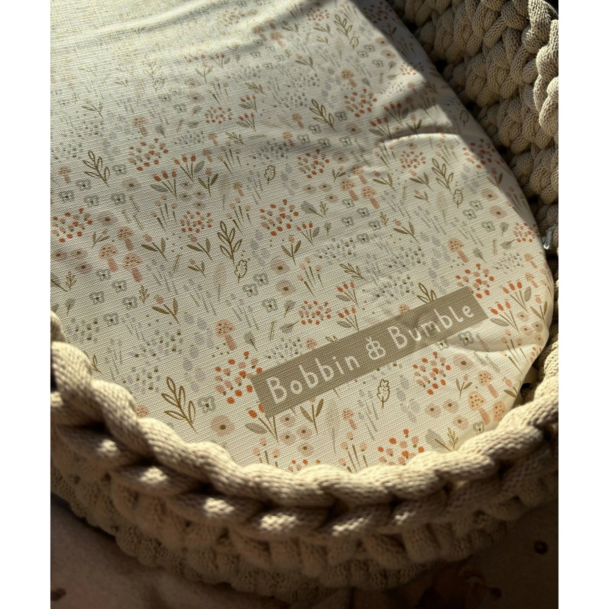 Handmade Crochet Changing Basket - The Little Hive