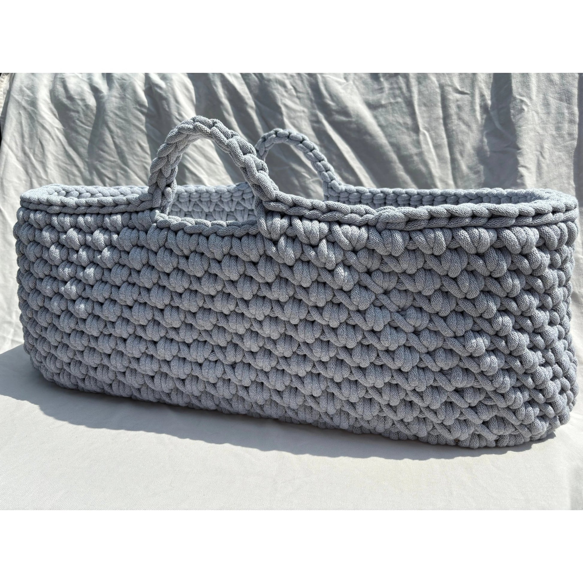 Handmade Neutral Moses Basket - The Little Hive