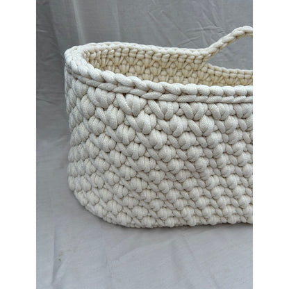 Handmade Neutral Moses Basket - The Little Hive