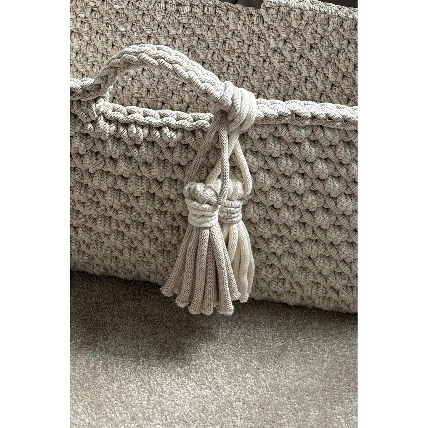 Handmade Neutral Moses Basket - The Little Hive