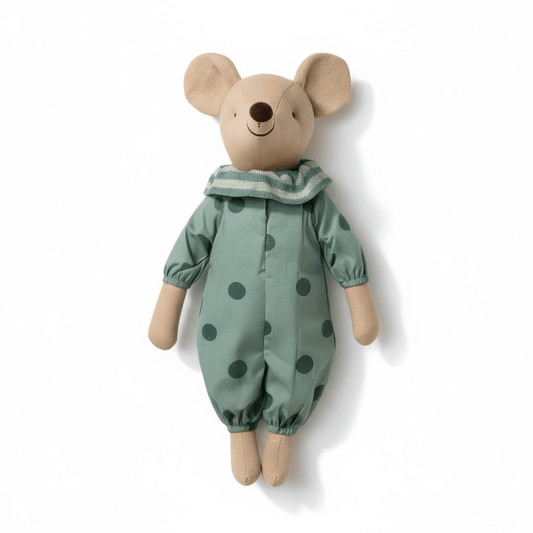 Hot Selling INS Beige Linen Mouse Doll Toy - The Little Hive