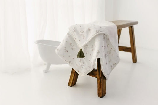 Baby Hooded Towel - Jasmine