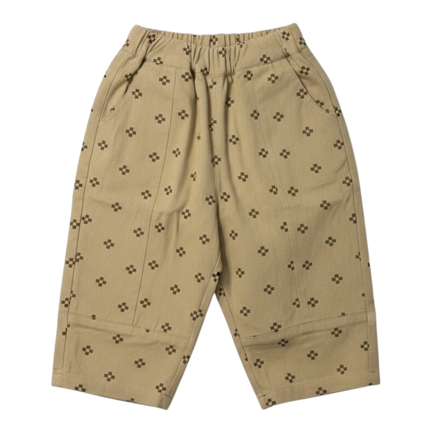 Khaki Patterned Trousers - The Little Hive