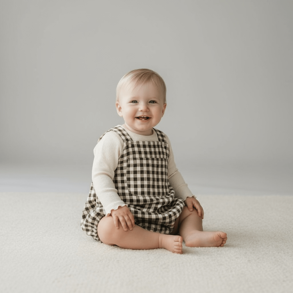 Lightweight Corduroy Baby Romper - The Little Hive