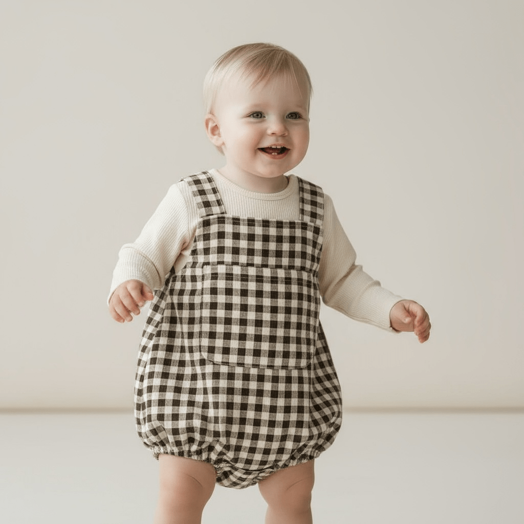 Lightweight Corduroy Baby Romper - The Little Hive