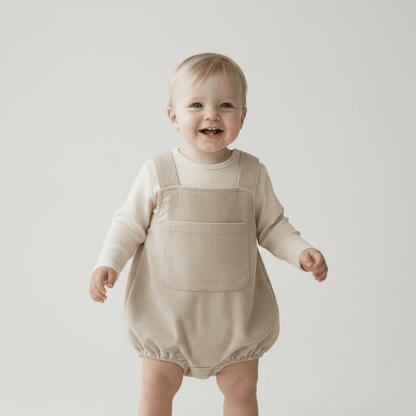 Lightweight Corduroy Baby Romper - The Little Hive