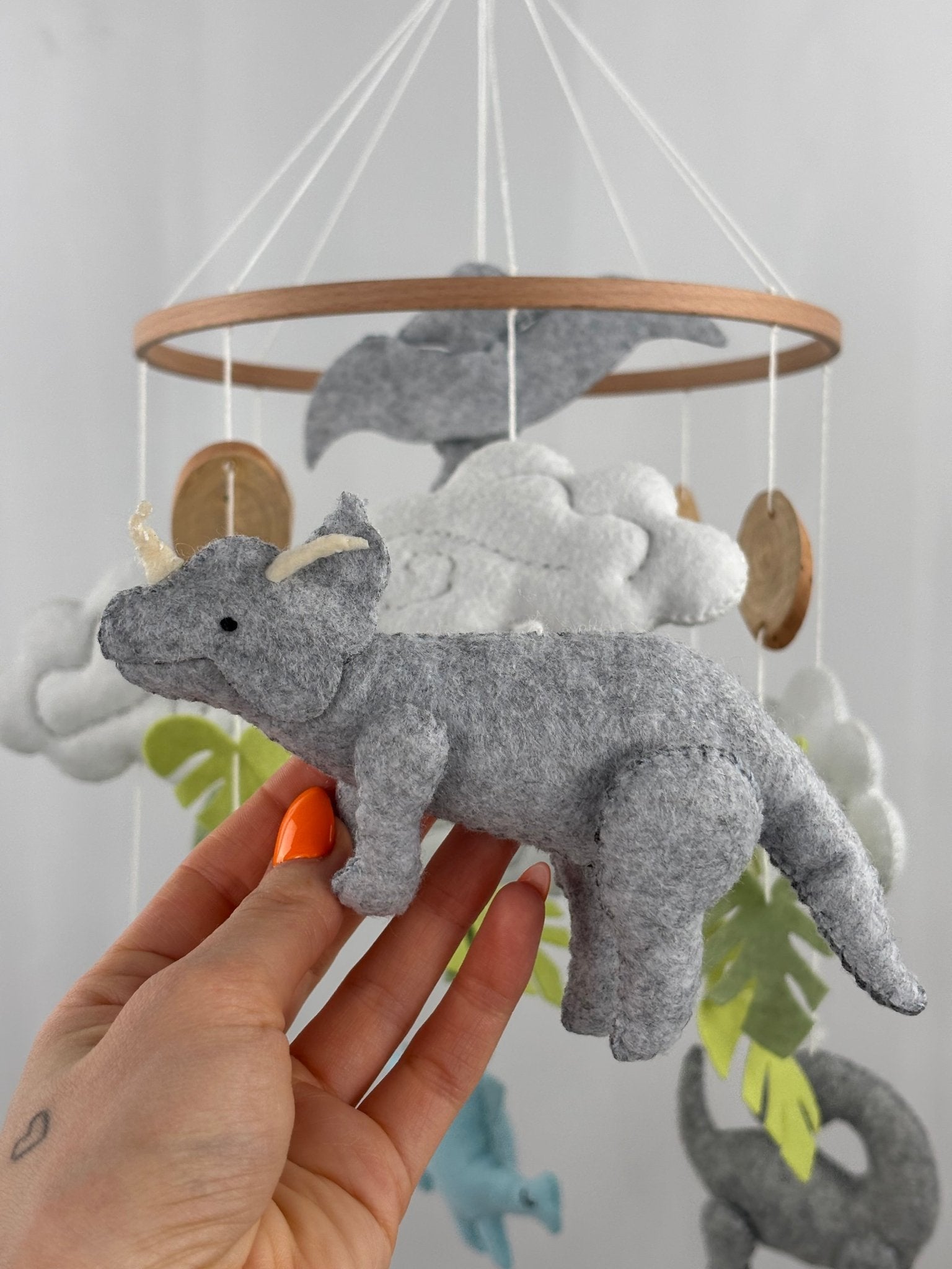 Little Dino Land Cot Mobile - The Little Hive