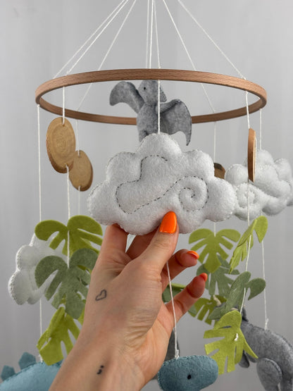 Little Dino Land Cot Mobile - The Little Hive