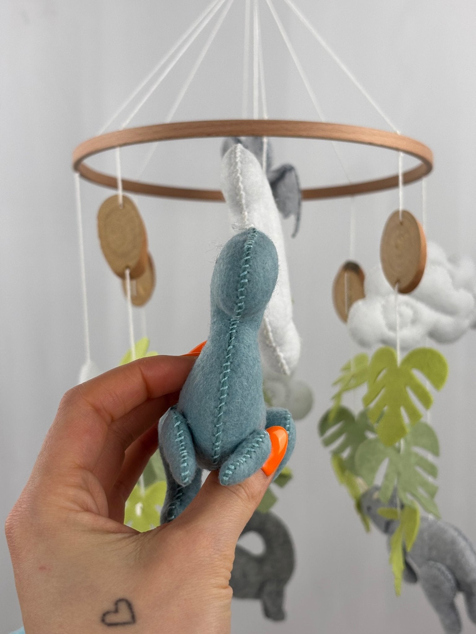 Little Dino Land Cot Mobile - The Little Hive