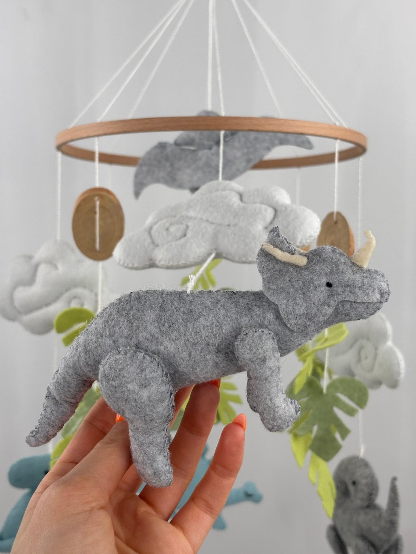 Little Dino Land Cot Mobile - The Little Hive