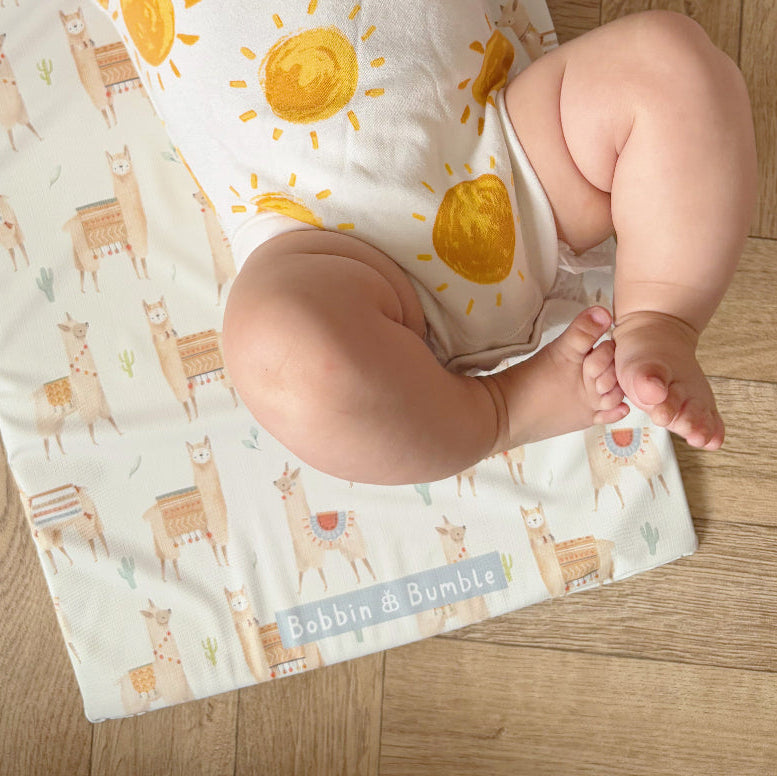 Travel Changing Mat - Alpacas