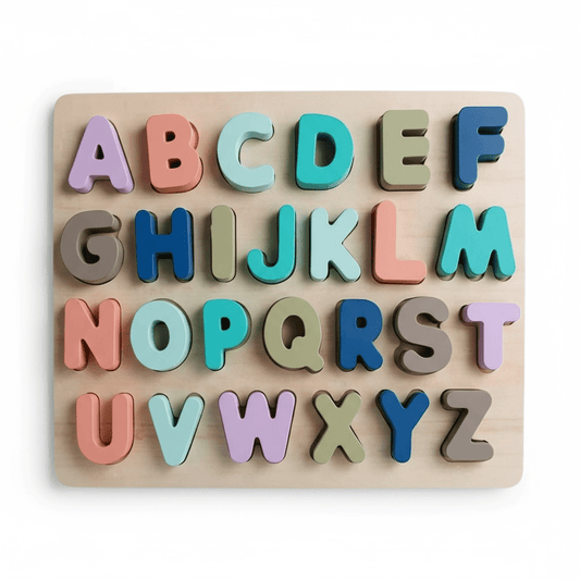 Macaron Capital Letter Puzzle - The Little Hive