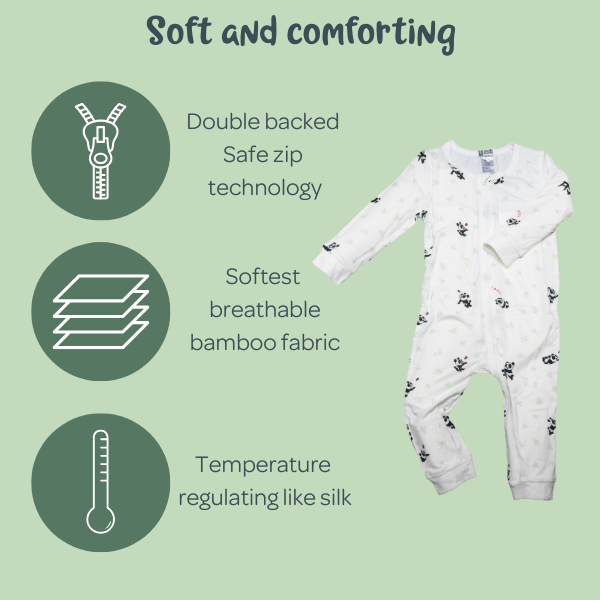 Mama Bamboo BabyGrows DS - The Little Hive
