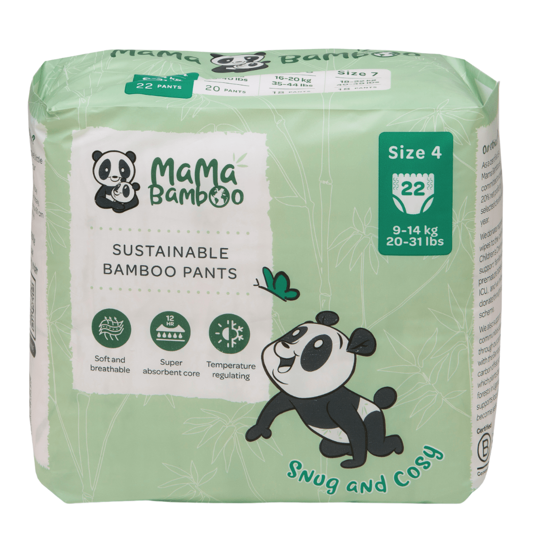 Mama Bamboo Sustainable Pull - Up Nappy Pants DS - The Little Hive