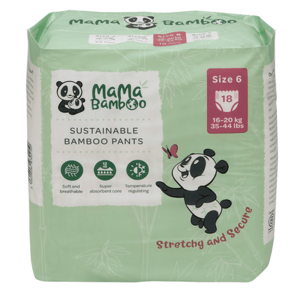 Mama Bamboo Sustainable Pull - Up Nappy Pants DS - The Little Hive