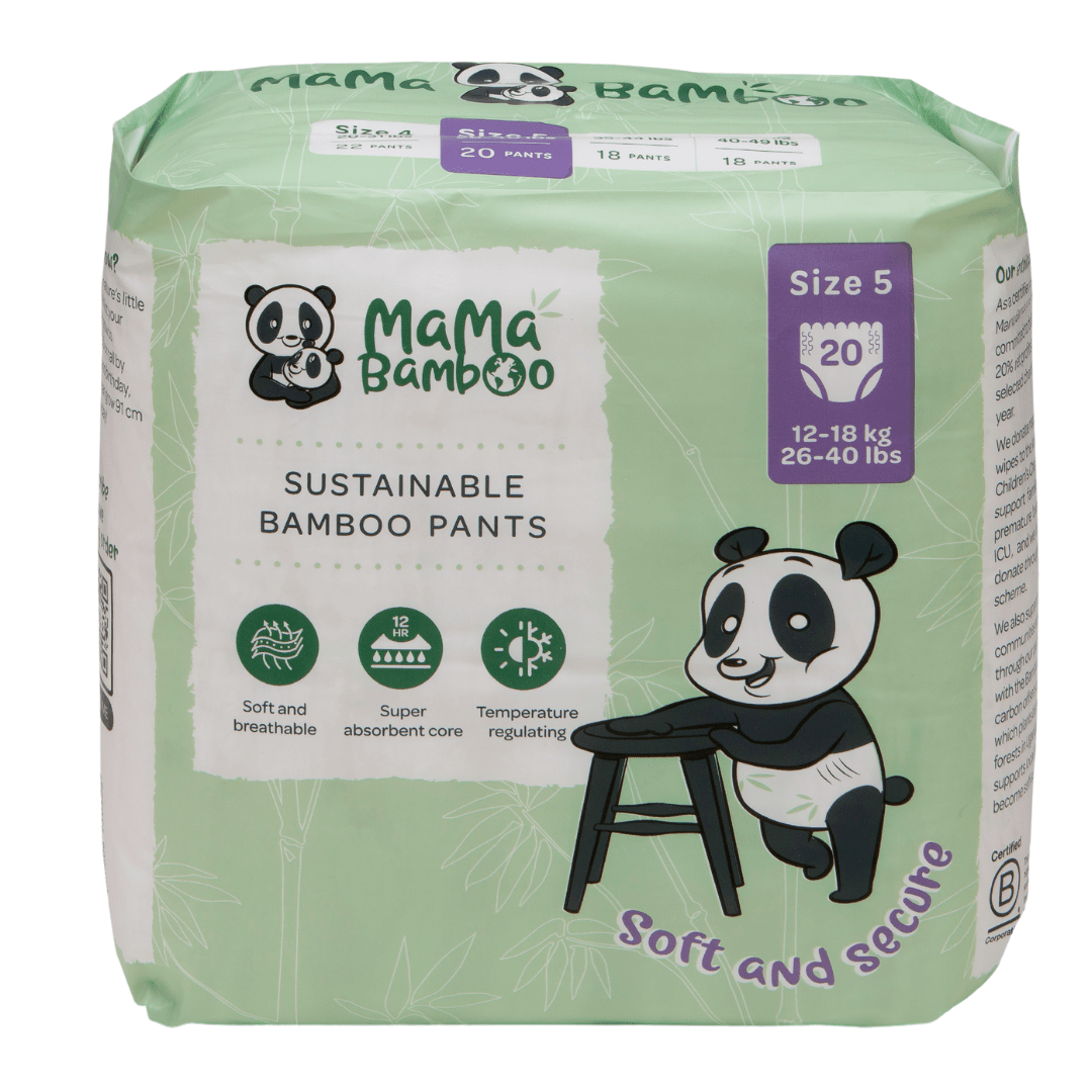 Mama Bamboo Sustainable Pull - Up Nappy Pants DS - The Little Hive