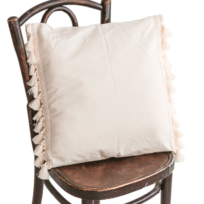 Minicamp | Decorative Cushion with Tassel Decor in Ecru - The Little Hive