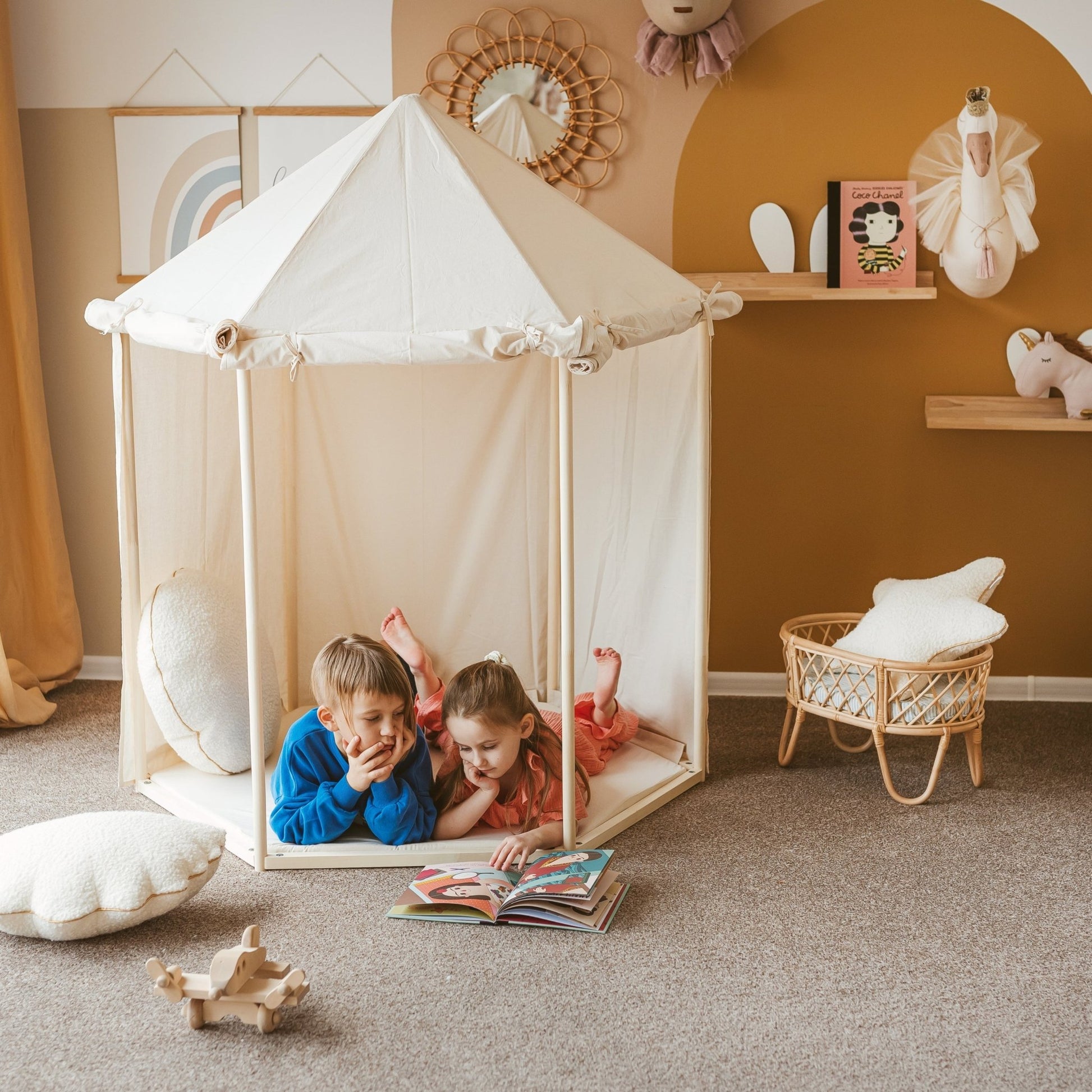 Minicamp | Indoor Playhouse Tent in Pavilion Shape - The Little Hive