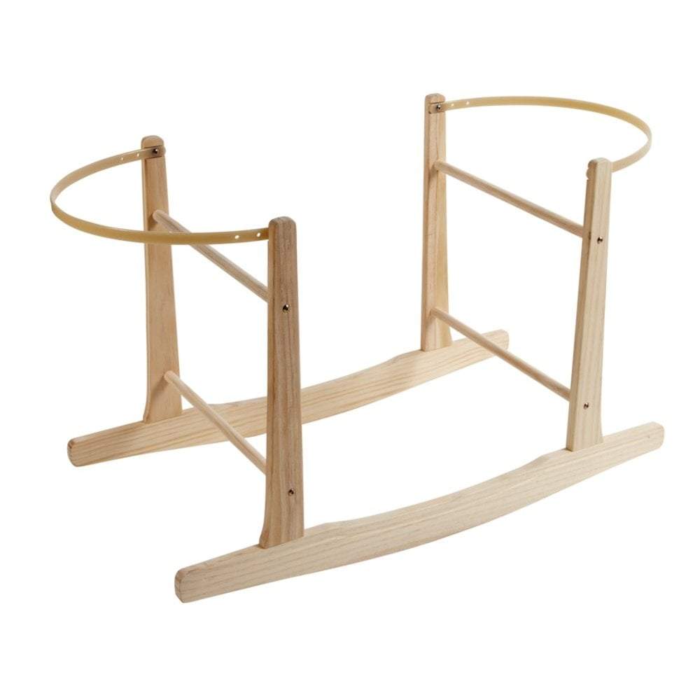Natural Pine Moses Basket Rocking Stand - The Little Hive
