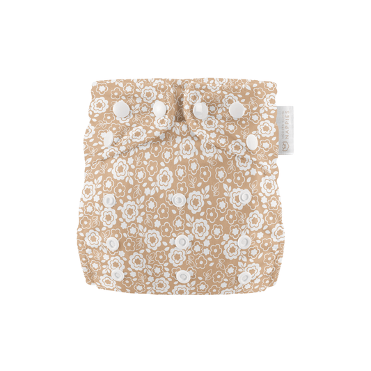 Newborn Reusable Cloth Nappy - Bloom