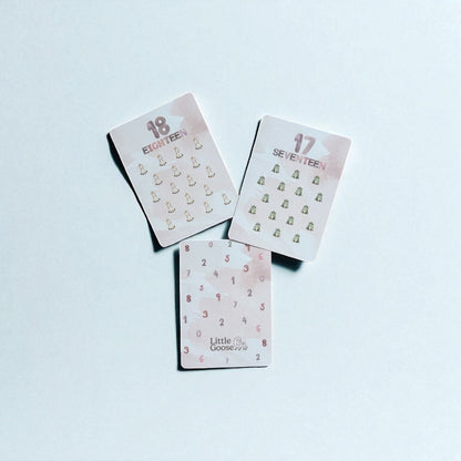 Numbers Flash Cards - The Little Hive