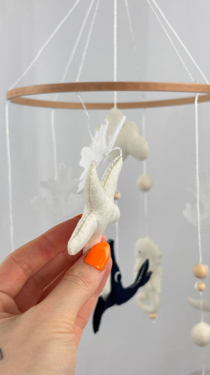 Ocean Whispers Cot Mobile - The Little Hive