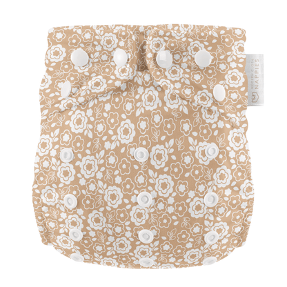 One Size All-In-One Reusable Cloth Nappy - Bloom